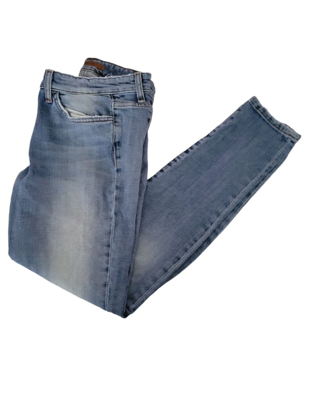 Joes Skinny Ankle Jeans Womens Size 29 Low Rise Light Wash Ripped Denim Pants